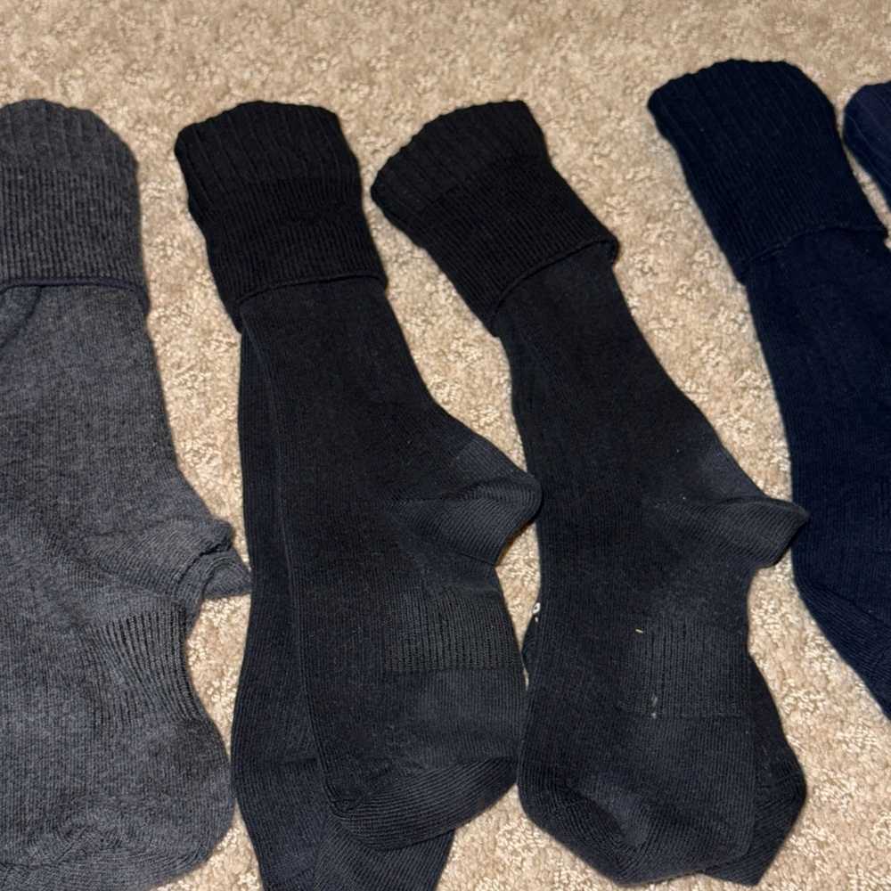 Bombas 12-Pack Men’s Dress Sock Bundle Over The Calf Size Medium - Picture 3 of 6